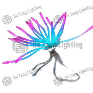 Lámpara Decorativa LED de Fantasía Mágica de 1 Metro de Altura en Morado y Azul con Material de PVC para Jardín y Paisaje - Product Image 4