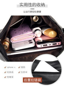Nuevo Bolso Bandolera de Moda, Gran Capacidad, de Cuero Suave, Bolso de Mano para Mujer, Diseño de Lujo - Product Image 3