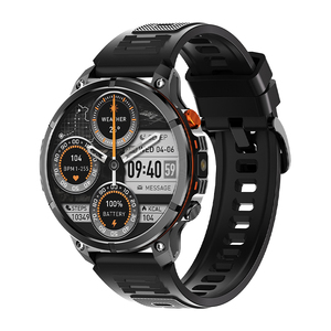 Montre connectée GPS d'extérieur Explorer Pro AI pour hommes, lampe torche LED, moniteur de fréquence cardiaque <span class=keywords><strong>24h</strong></span>/24, montre connectée sportive à commande vocale AI, étanche IP68 - Product Image 3