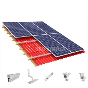 Nouveau Style argile tuiles toits crochet <span class=keywords><strong>panneau</strong></span> <span class=keywords><strong>solaire</strong></span> <span class=keywords><strong>tuile</strong></span> <span class=keywords><strong>plate</strong></span> toit montage métal <span class=keywords><strong>tuile</strong></span> toit <span class=keywords><strong>solaire</strong></span> montage cadres Installation - Product Image 3