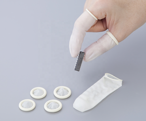 Ungiftige medizinische Nitril latex Anti static Incision Pink Finger Cots Erste Hilfe Pink Finger Kondome - Product Image 3