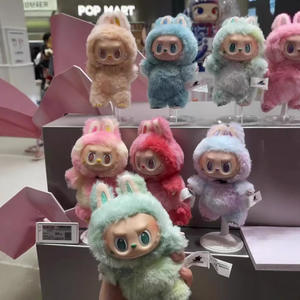 Labubu 3.0 Gradient Third Generation Edition Plüsch Gesicht Anhänger Sammlung Herz Macaron Puppe PP Baumwolle Stress abbau gewaschen - Product Image 2
