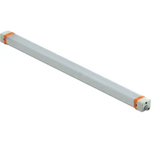 Led Batten Lighting Tri-proof Linear Fixture With Openable End Cover And Press Type Terminal Block