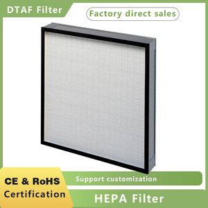 ราคาดี ปรับแต่งได้ตามต้องการ ไส้กรอง ULPA ใยแก้ว H13 ประสิทธิภาพสูง ขนาด 24*24*12 และ 12*24*6 รุ่น U15 สำหรับห้องปฏิบัติการ โรงเพาะเห็ด และโรงพยาบาล - Product Image 3