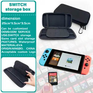 Factory Custom Eva Fall für Nintendo Switch Oled Zubehör Game Player Hüllen Trage tasche Handheld Aufbewahrung tasche 7 In 1 Bundle