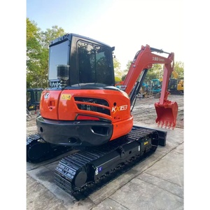 Mini-excavatrice Kubota KX163 d'occasion, poids opérationnel de 5,6 tonnes, excavatrice d'occasion, capacité de la benne de 0,19 m³, haute qualité - Product Image 6