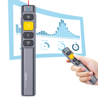 Clicker di presentazione per presentatore Wireless Powerpoint puntatore Clicker PowerPoint remoto presentatore ricaricabile USB RF da 2.4GHz