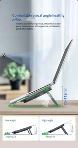 Giá Đỡ Máy Tính Hợp Kim Nhôm Với Quạt Làm Mát Máy Tính Xách Tay Di Động Đế Máy Tính Xách Tay Làm Mát Cho Bàn - Product Image 4