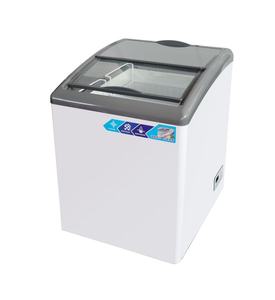 Congélateur coffre commercial Nuelead NE-130DT à refroidissement direct, porte vitrée simple, pour supermarché, vitrine à crème glacée - Product Image 1