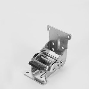 Modern Iron Right Angle 180 Degree Automatic Locking Folding Hinge <b>Table</b> Chair Plank Link Hardware Accessories Easy Installation - Product Image 6