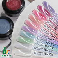 HEMA FREE Nouveau Gel Constructeur Effet Œil de Chat 30 Couleurs Gel d'Extension Vente en Gros Haute Qualité 1kg Gel Dur Constructeur pour Ongles Logo Personnalisé