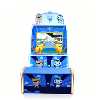 Machine de jeu d'arcade à pistolets à eau pour 2 joueurs, fonctionnant à pièces, pour enfants, jeu de tir à l'eau de sauvetage pour parc d'attractions