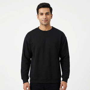 High Quality Mens Clothing Wholesale Custom Drop Shoulder Hoodies Oversized 380 Gsm Heavyweight Blank <b>Sweatshirt</b> - Product Image 1