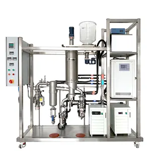 Dovmx High Performance 5L Stainless Steel Wiped Film Evaporator Vacuum Distillation System