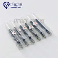 Broca de diamante de 6 mm de cambio rápido para perforación en seco, con vástago hexagonal y soldadura al vacío, para azulejos de porcelana y cerámica