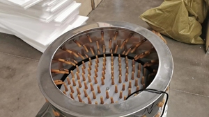 Vente chaude Machine à plumer automatique pour poulet <span class=keywords><strong>Prix</strong></span> bas Ligne d'abattage de poulet HJ-50A - Product Image 2