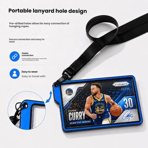 Funda Protectora para Tarjetas con Clasificación PSA, Cinta Magnética, Cuerda para Colgar, Funda Antipolvo y Anticaídas para Tarjetas Coleccionables TCG Star Card Art - Product Image 1
