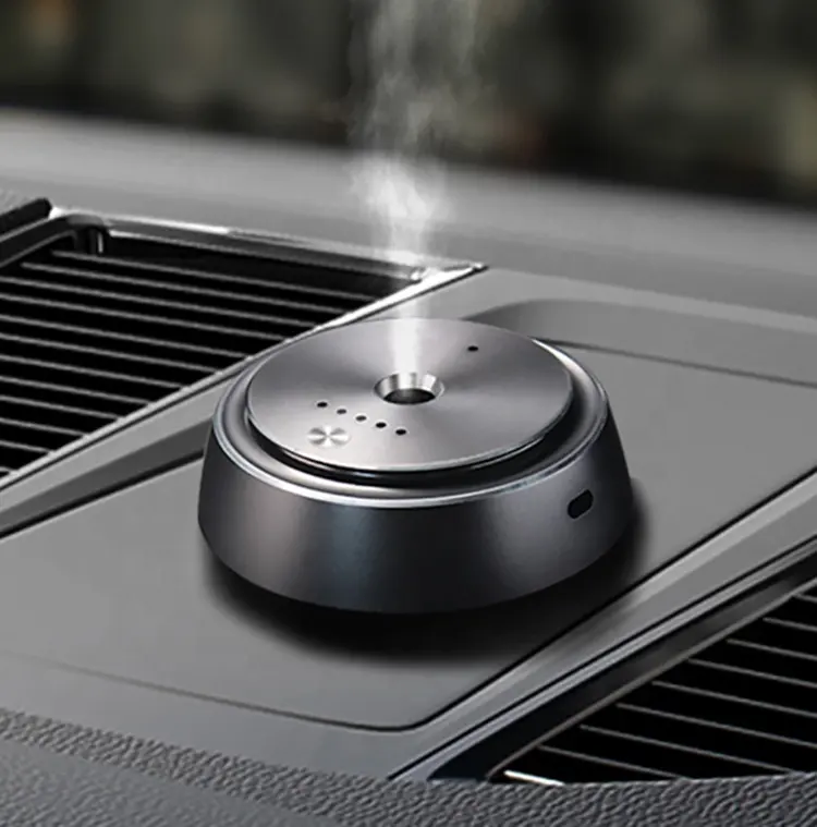 2024 nuevo producto USB recargable portátil coche fragancia Aroma humidificador de aire máquina aceite esencial difusor de coche