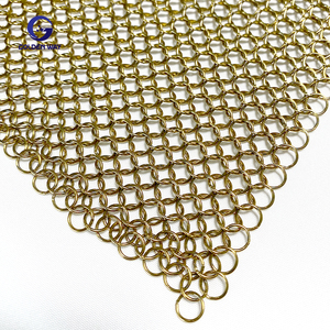 <span class=keywords><strong>Cortinas</strong></span> <span class=keywords><strong>de</strong></span> Lujo <span class=keywords><strong>de</strong></span> <span class=keywords><strong>Acero</strong></span> Inoxidable 316L - Cortina Moderna <span class=keywords><strong>de</strong></span> Malla Metálica para Decoración Interior y Exterior del Hogar y la Oficina, Tamaño Personalizado - Product Image 3