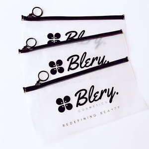 ODM printing eco friendly slider zipper plastic holographic PVC bag