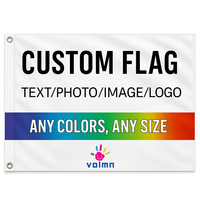 Prêt à expédier en gros pas cher monocouche 3x5ft 68D 100% Polyester drapeau du monde drapeau national de tous les pays pour une livraison rapide