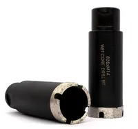 Connexion M14 32mm-35mm diamètre foret diamanté à noyau humide couronne scie cloche pour pierre béton forage au diamant à haute efficacité