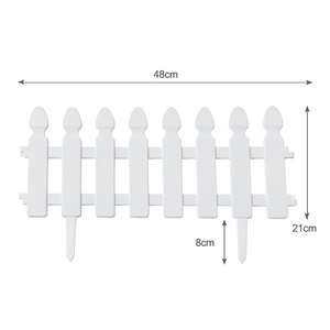 Offre Spéciale fournitures de jardin panneau de clôture en plastique blanc décor de jardin clôture équipement de Sport clôture en gazon artificiel - Product Image 2