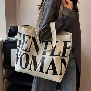 All for Various Seasons Travel Washable Women's Large Capacity <b>Canvas</b> <b>Tote</b> With Single Shoulder Strap - Product Image 4