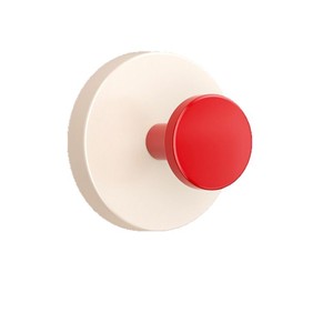 Strong Suction Wall <b>Hooks</b> Round Plastic Entryway Key Cap Coat Organizer Mounting Type Novelty Style - Product Image 5