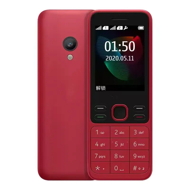 Дешевый телефон для Nokia 150 GSM Dual SIM фонарик клавиатура мобильный телефон подходит для студентов пожилых людей