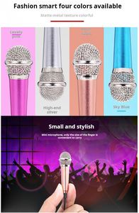 Microphone et écouteurs intégrés pour mini-téléphone portable, gadget USB promotionnel universel pour le karaoké - Product Image 3