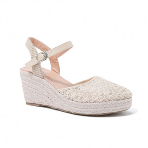 Sh11837a tacchi Slingback 2023 estate 7.5cm sandali con zeppa - Product Image 4