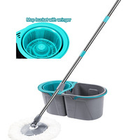 Mopa de Limpieza con Manos Libres y Cubos Separados, Venta Directa de Fábrica, Mopa Plegable y Desmontable, Juego de Mopa con Cubo