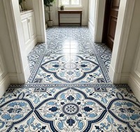 Carrelage de sol en mosaïque céramique rustique moderne 30x30cm, imperméable, pour la décoration intérieure