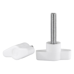 304 Stainless Steel Z-Handle Screw with Plastic Glue Head <b>Knob</b> Straight Hand Screw <b>for</b> <b>Dresser</b> Drawer <b>for</b> Bedroom Kitchen Villa - Product Image 4