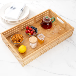 Plateau en bambou pour Dessert Plateaux de service Vietnam Fournisseur en gros Premium Restaurants et Hôtel Ustensiles de cuisine - Product Image 6