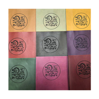 Feuille de similicuir laserable brillante 12*18 pouces avec sous-couche en similicuir gris sans adhésif, similicuir PU laserable