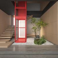 Ascenseur élégant 380V à câble en acier pour passagers, petit ascenseur de 2 à 4 étages pour maisons, villas résidentielles, restaurants - Nouveau palan