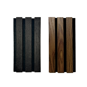 Panneau acoustique en bois à lattes 2440/2700/3050*605mm, design industriel, <span class=keywords><strong>isolation</strong></span> <span class=keywords><strong>phonique</strong></span> pour la décoration intérieure, décoration murale de la maison - Product Image 5