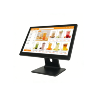 Système de point de vente Android à écran tactile capacitif pliable de 15,6 pouces, écran Full HD, Bluetooth 5.2, NFC, Wi-Fi 6, caisse enregistreuse avec 1 an de garantie, noir