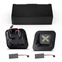 Vente en gros de feux de plaque d'immatriculation LED de style X pour Dodge RAM 1500 2500 3500 2009-2018, lot de 2 pièces