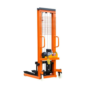 Carretilla elevadora apiladora de paletas semieléctrica de 2 toneladas y 2m de alta calidad con polipasto eléctrico - Product Image 1