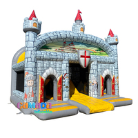 2025 nouveau design Hupfburg Dmuchany Zamek Castel Gonflabil Dragon Bounce House avec toboggan Combo