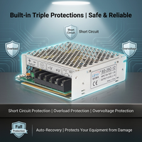 Alimentation DC-DC isolée SD-25C 25W 12V Entrée 36-72VDC Efficacité 81% Sortie unique pour télécommunications et réseaux de capteurs