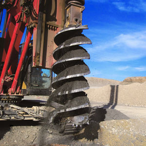 Outils de forage de fondation de construction tarière de forage de roche tarière à vis droite - Product Image 6