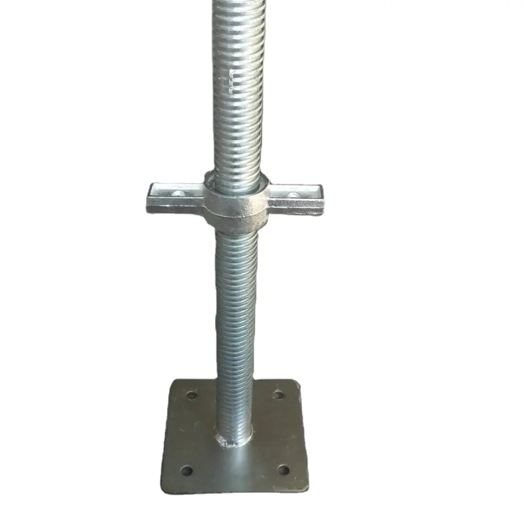 Waterproof handy casting nut scaffolding hollow base jack for construction