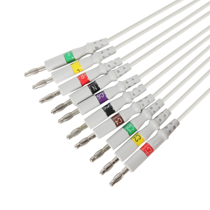 Cables conductores EKG para Mortara ELI 150C ELI 230 EKG ECG Cable 10 cables Banana IEC consumibles médicos suministro de fábrica - Product Image 3