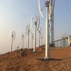 Gerador de vento vertical, 500w a 5kw, turbina eólica vertical para uso doméstico