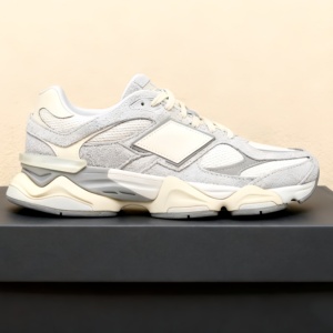 Chaussures de marche rehaussées unisexe rétro respirantes à lacets en maille avec semelle extérieure en caoutchouc, collection automne 2026, modèle 9060 - Product Image 1