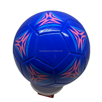 Ballon de football léger taille 5, cousu à la machine, en PVC, avec logo personnalisé, idéal pour les événements promotionnels et les cadeaux souvenirs